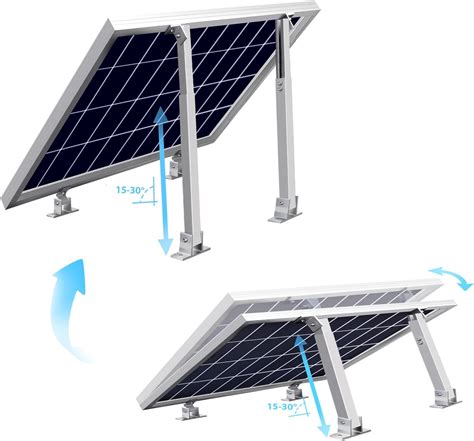 tilt adjustment metal bracket slot wing nut|Mounting Brackets for Solar Panel Support with .